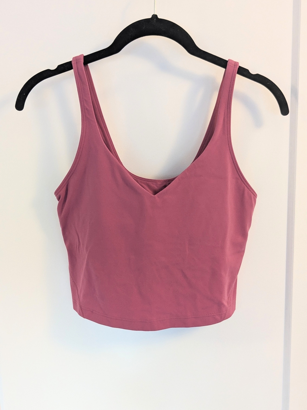 Rose Pink Lululemon Align Cropped Tank Top